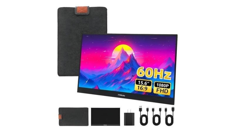 Monitor Portátil 15.6 Fyhxele 1080p HDR HDMI IPS
