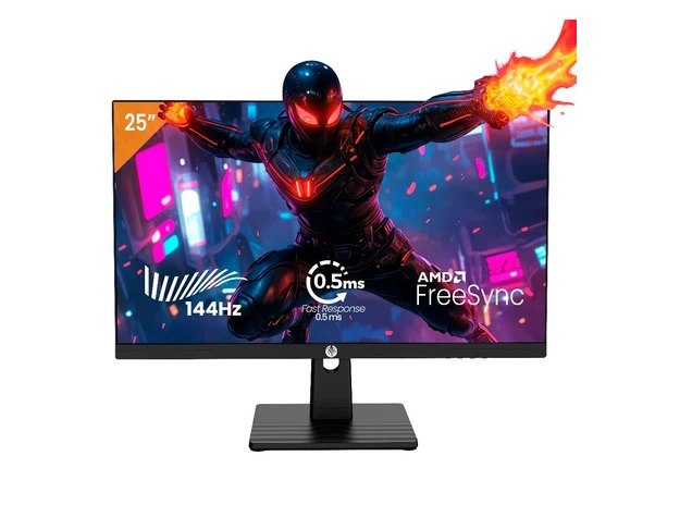 Monitor Gamer Haiz 24.5 Ips 0.5 ms Fhd 144hz Hdmi Dp Vesa