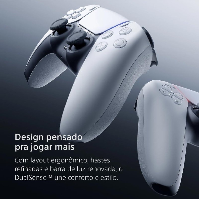 Controle Sem Fio PlayStation DualSense Branco