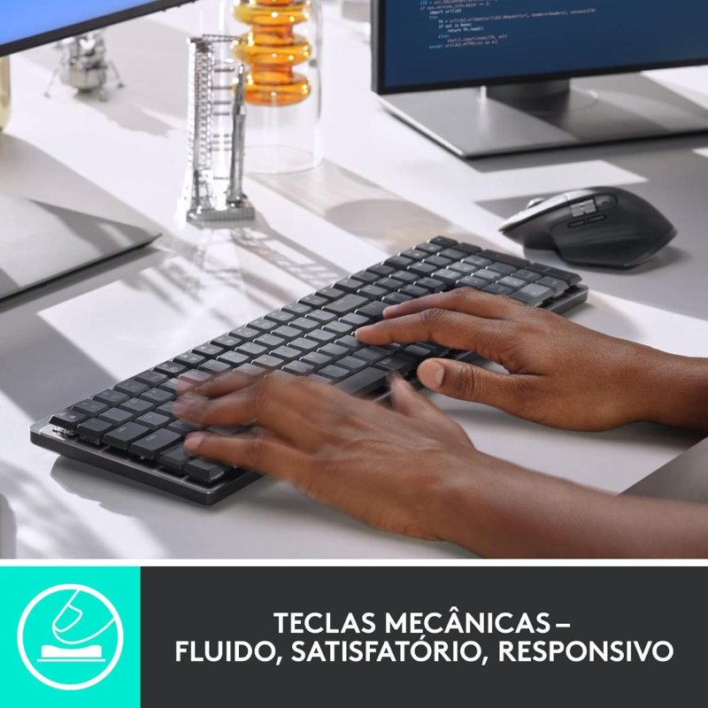 Teclado Mecânico Logitech MX Mechanical Sem Fio