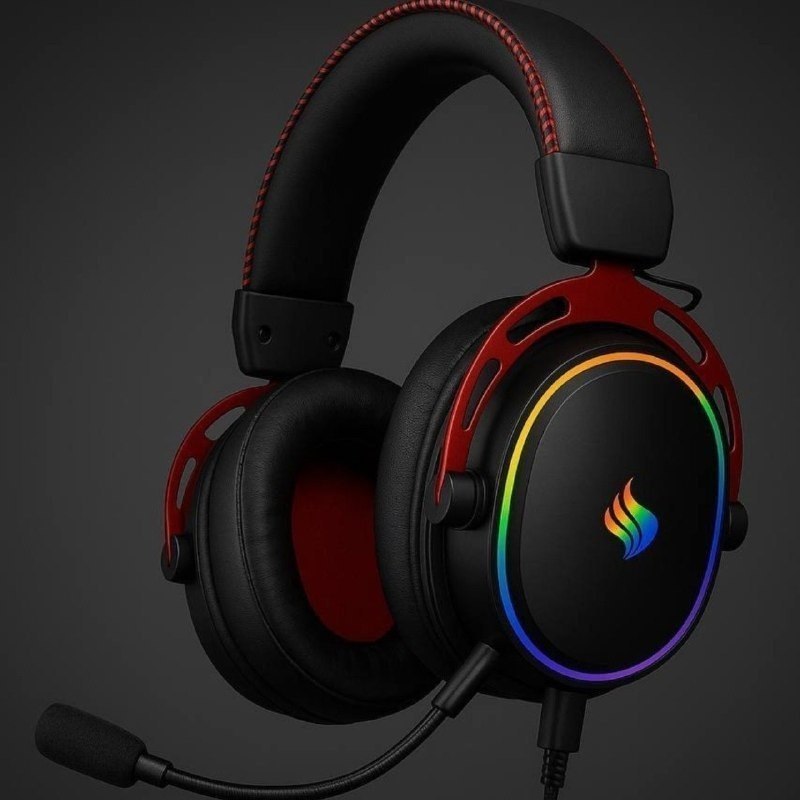 Headset Gamer Pichau Vega Pro 7.1, Drivers 50mm, Preto
