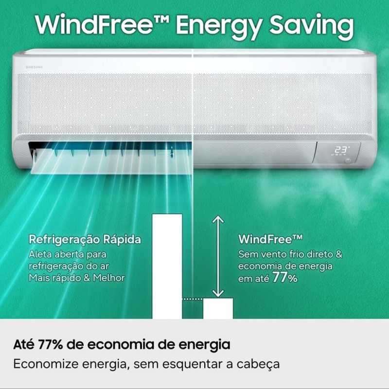 Samsung Ar-condicionado Inverter WindFree AI Pro 12000 BTU 220V