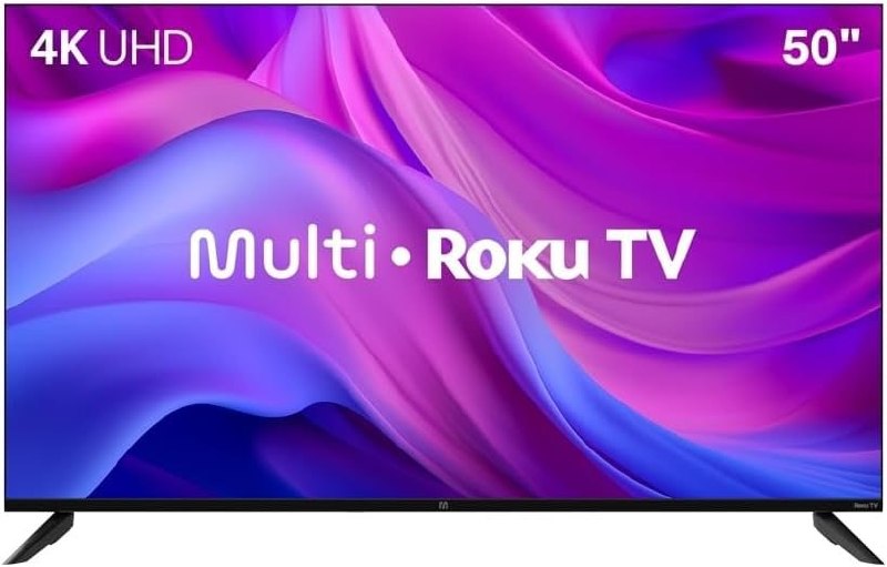 Smart TV 50" Roku Multi 4K Compatível com Alexa e Google Home