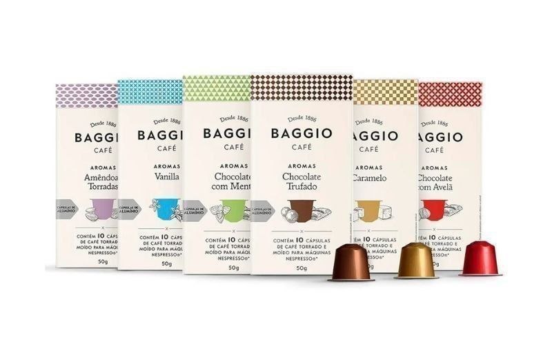 Kit de Cápsulas de Café Experience Baggio Café compatível com Nespresso