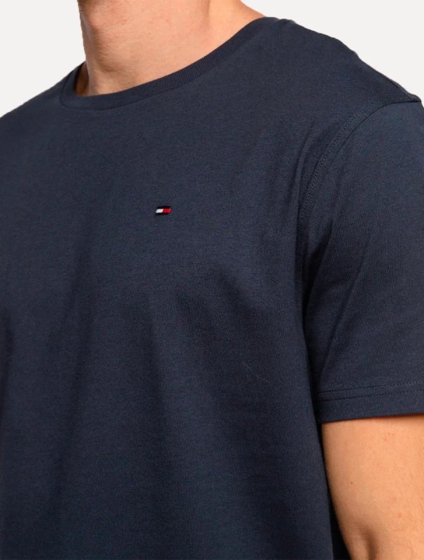 Camiseta Tommy Hilfiger Essential Cotton Azul Marinho