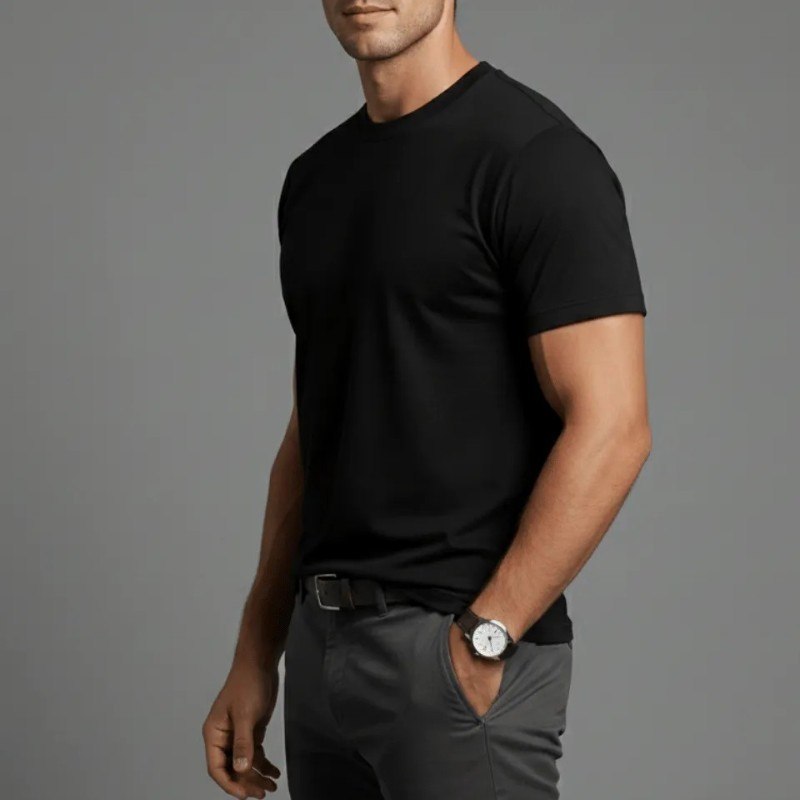 Kit 4 Camisas Camiseta Básica Lisa 100% Algodão Premium