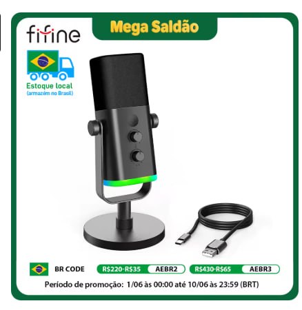FIFINE USB/XLR AmpliGame-AM8
