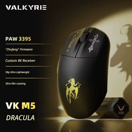 Mouse Gamer Wireless Valkyrie M5 8K