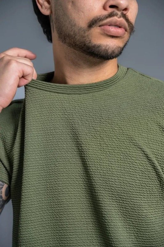 Camiseta Masculina Manga Curta Confortável Dia A Dia -anarhu