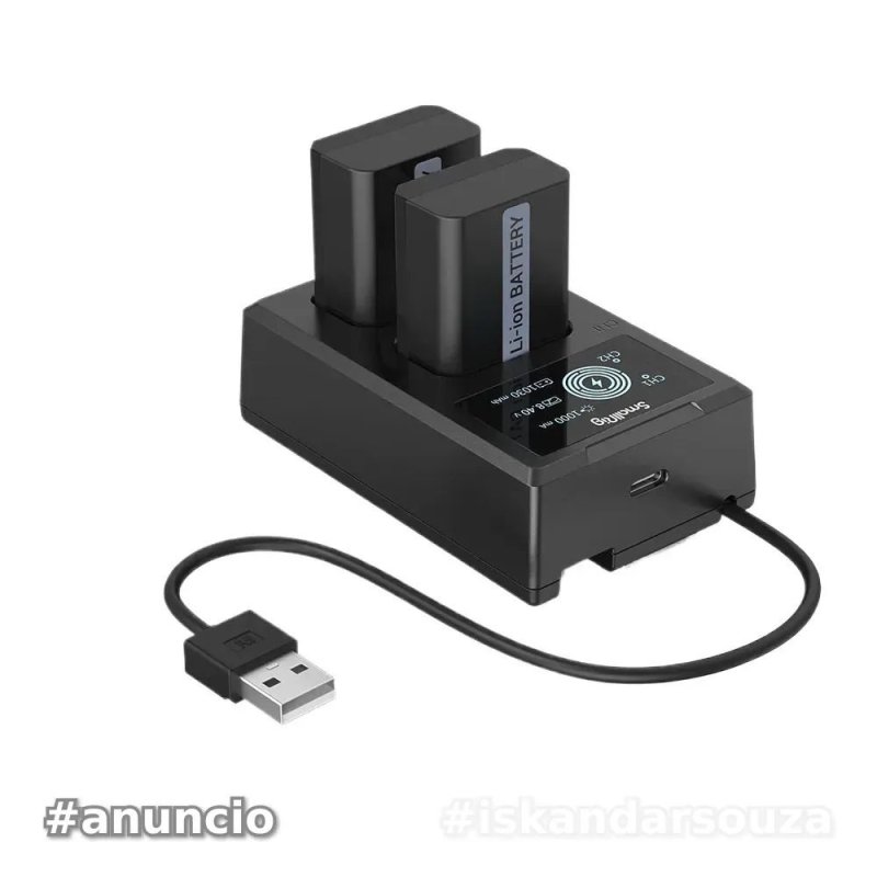 Bateria SmallRig NP-FW50 com Chip de Decodificação Completa para Câmeras Sony