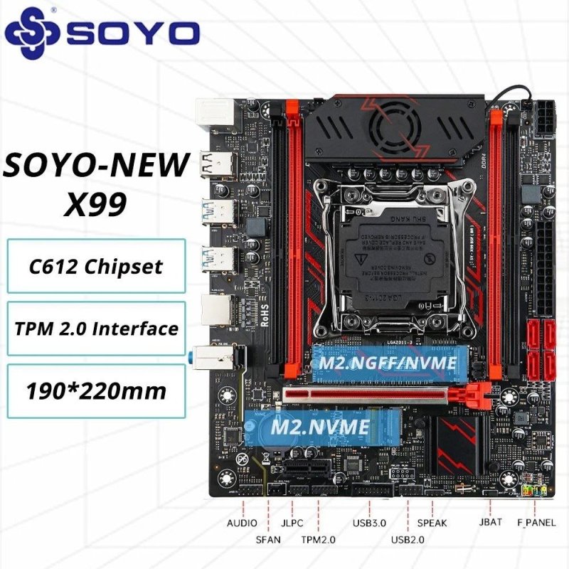 Soyo x99 Eternal Black motherboard