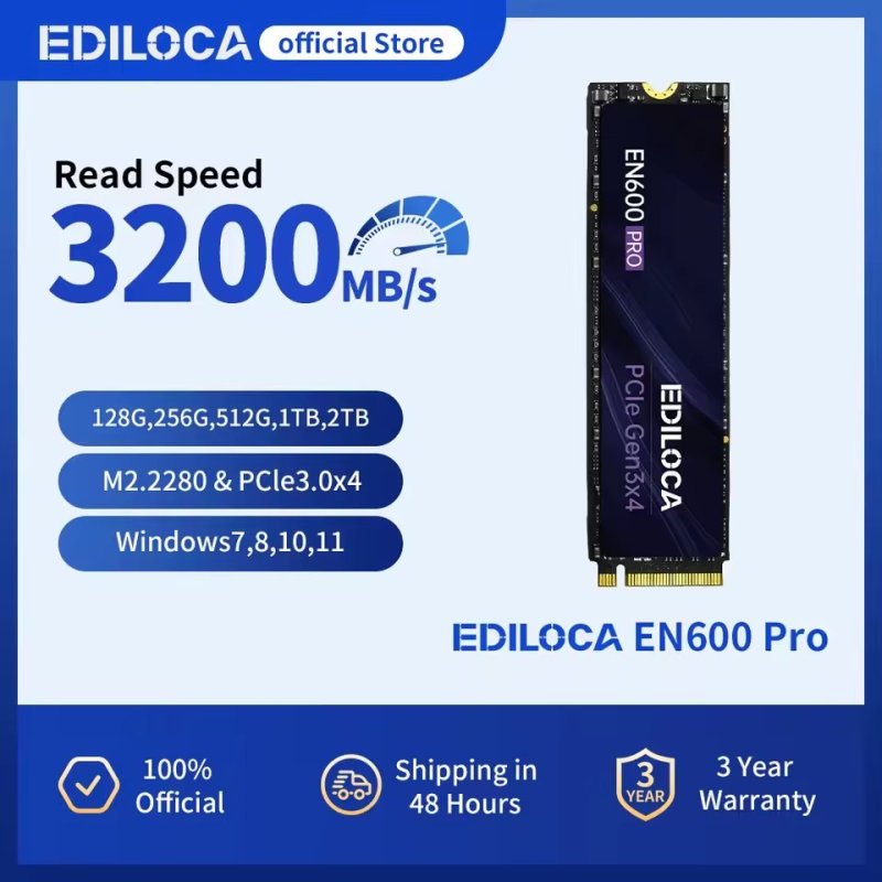 Ediloca EN600 PRO Gen3 SSD Nvme