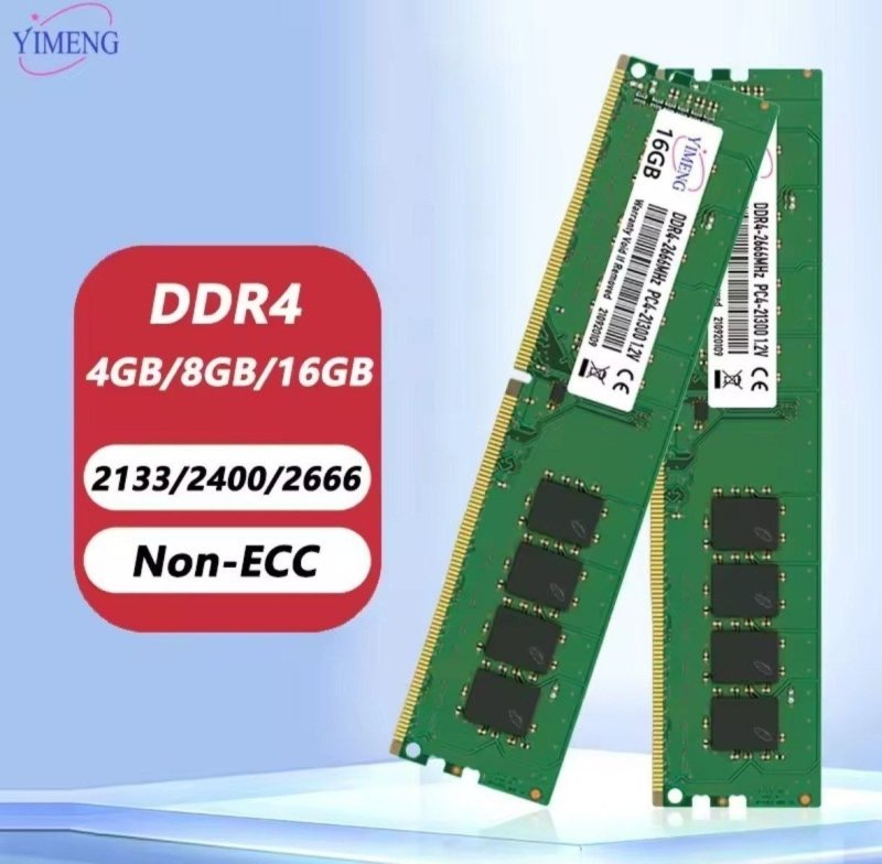 Memória DDR4 2x8GB 2666MHz para Desktop Yimeng