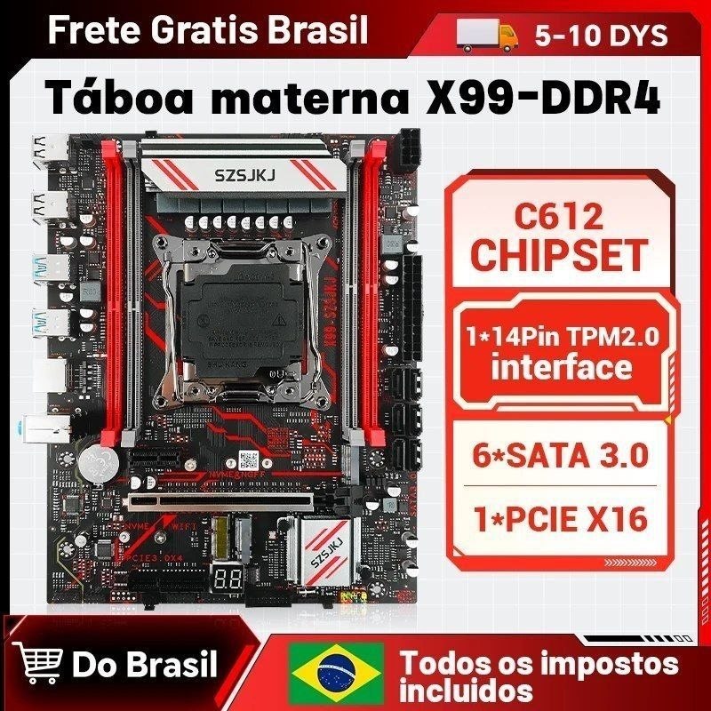 X99 V1.0 SZSJKJ Chipset C612 + Xeon 2680v4