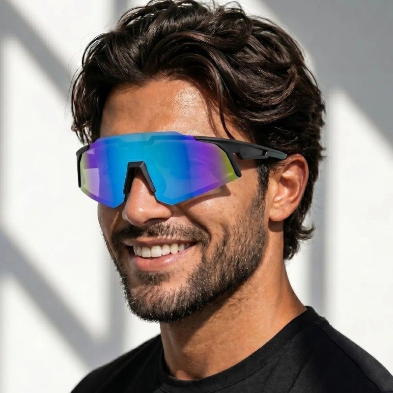 Óculos Esportivo De Sol Ciclismo Corrida Espelhado UV400 (5 Cores)