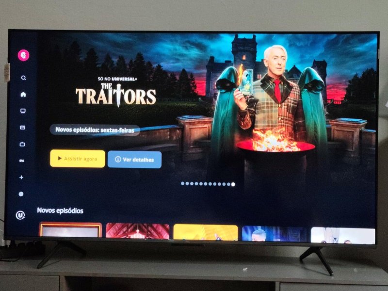 Smart TV TCL 55 Polegadas QLED 4K P8K WiFi Bluetooth Google TV 144Hz HDR10+ Dolby Atmos Vision