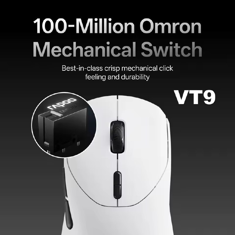 Rapoo VT9 GEN-2 PAW3398 Mouse para jogos sem fio