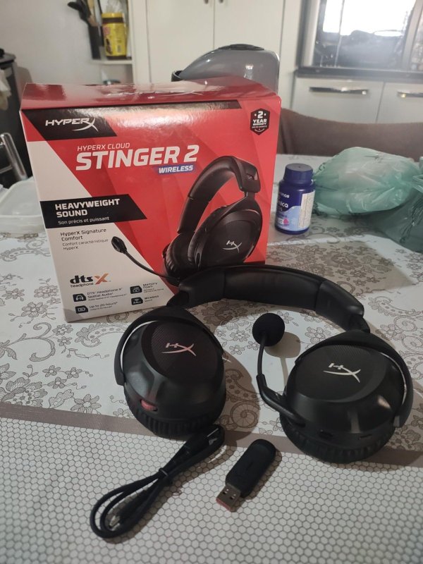 HyperX Cloud Jet Headset Gamer Sem Fio Preto