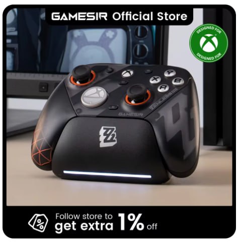 Controle GameSir G7 Pro Zenless Zone Zero Wireless para PC e XBOX