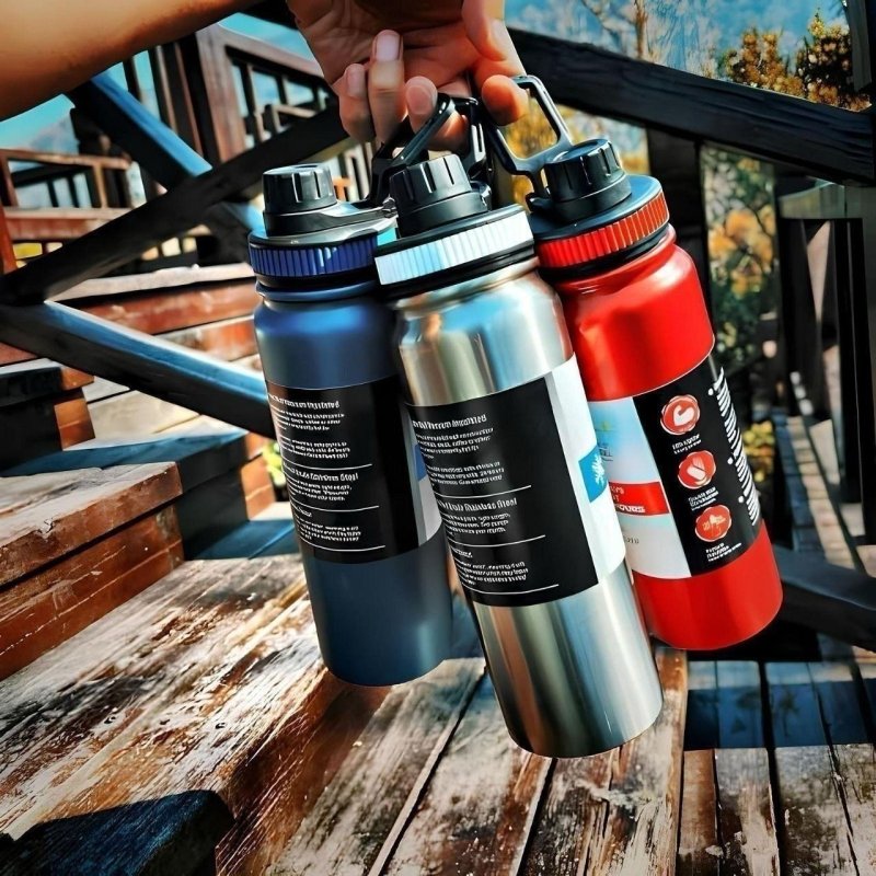 Garrafa Térmica 800ml com Isolamento