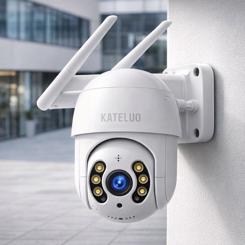 Câmera de Segurança WiFi Yoosee Externa Mini Dome Full HD Infravermelho à Prova d'Água Kateluo