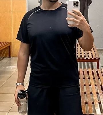 Kit 5 Camisetas Masculinas Dry Fit Cross Manga Curta para Academia