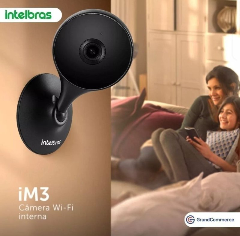 Câmera Inteligente Interna Wi-fi Full HD iM3 C Intelbras