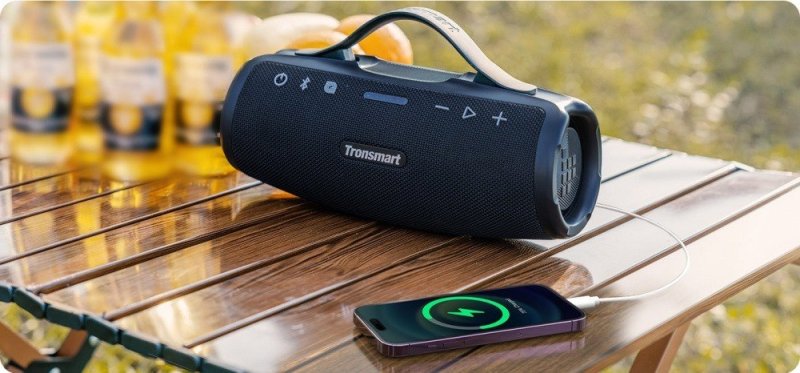 Fone Bluetooth Tronsmart Mirtune S100 50W IPX7 Power Bank