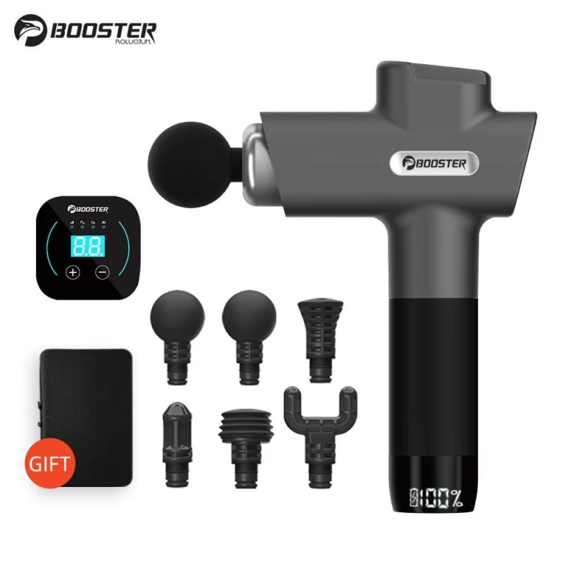 Massageador Muscular Booster M2-D Massage Gun Portátil Elétrico de Percussão para Relaxamento Muscular e Liberação Miofascial