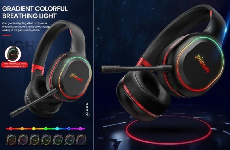 Headset Sem fio Picun P80X