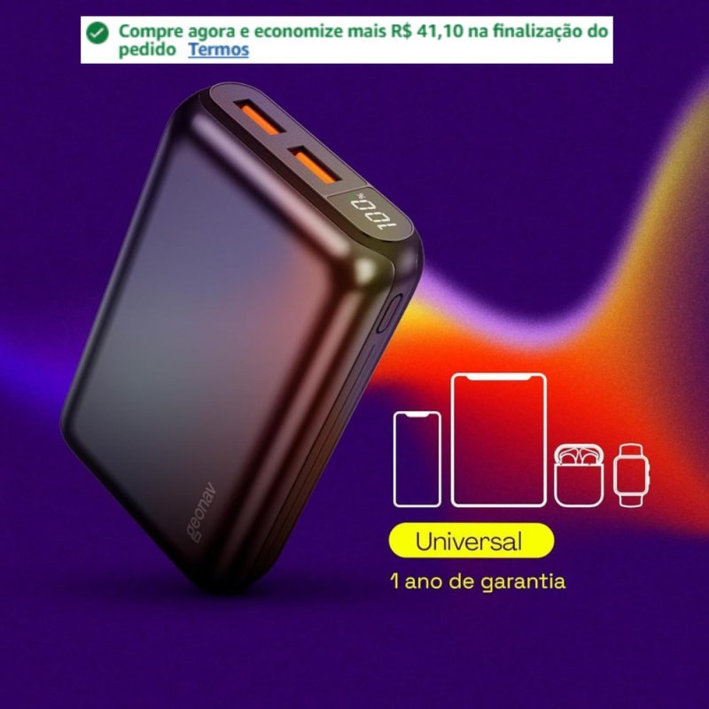 Power Bank Geonav 20.000mAh