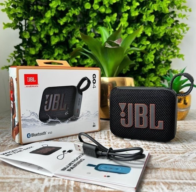 Caixa de Som JBL Go 4 Bluetooth, À Prova D'Água e Poeira
