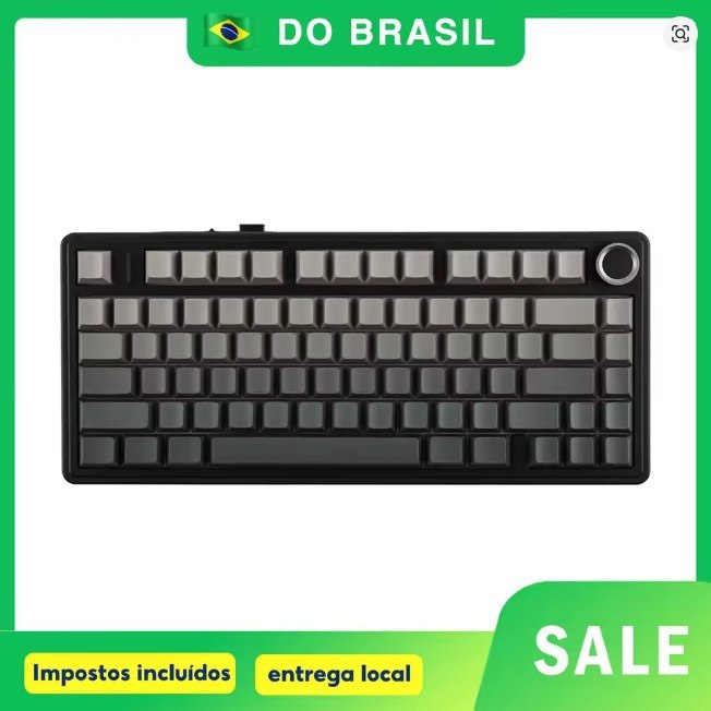 Teclado Mecânico Aula F75 sem fio