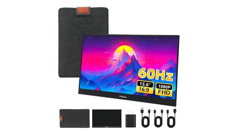 Monitor Portátil 15.6 Fyhxele 1080p HDR HDMI IPS