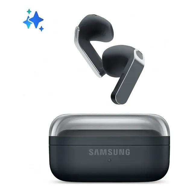 Samsung Galaxy Buds4 - Fone de Ouvido - Galaxy AI - Preto