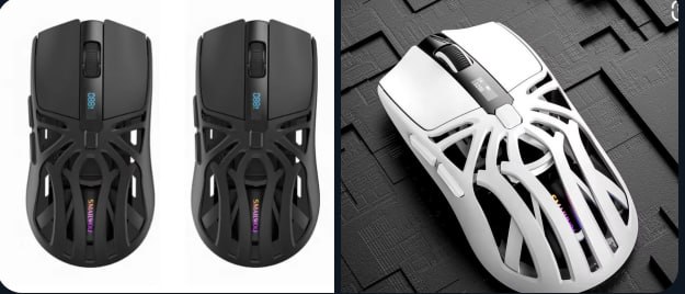 Mouse Gamer Sem Fio SMAILWOLF RS8 com Sensor PAW3311