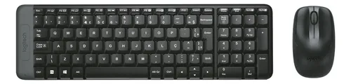 Combo Mouse e Teclado Logitech MK220