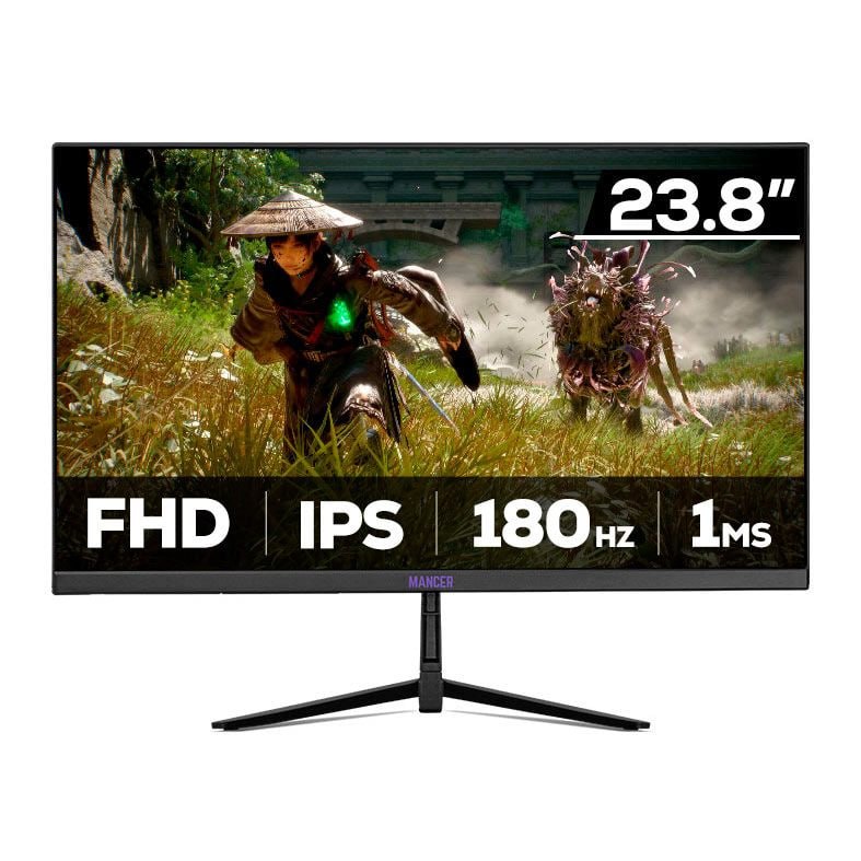 Monitor Gamer Mancer Valak Z180 23.8 IPS 180Hz 1ms HDMI DP