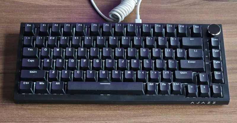 Teclado Mecânico Ajazz AK820 Switch Red Hot Swappable