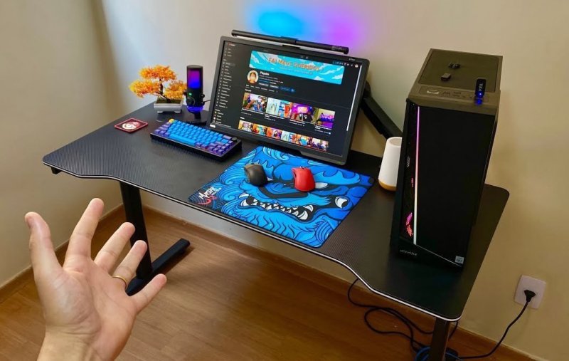 Mesa Gamer Tgt Barrier, Preto, Tgt-brr-bk01