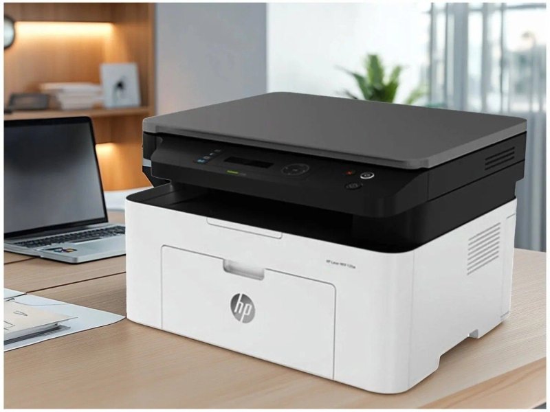 Impressora Multifuncional HP Laser MFP 135W Monocromática USB 2.0 de alta velocidade