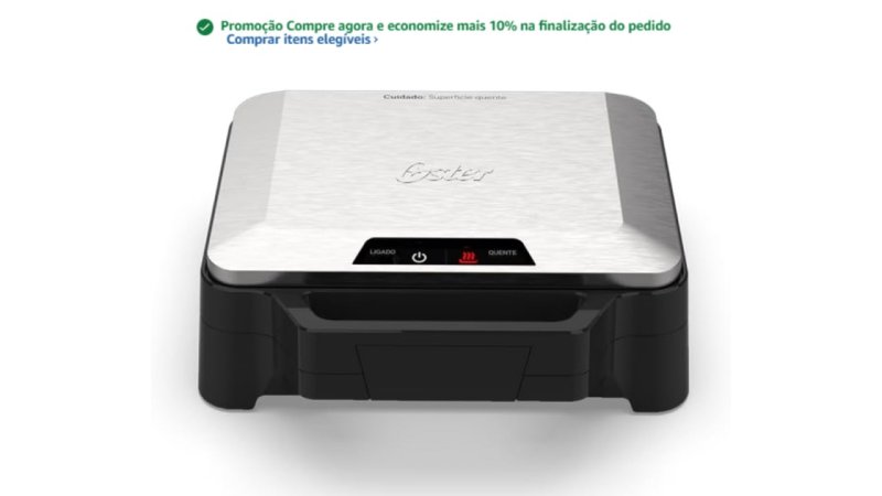 Oster Sanduicheira Elétrica Inox 1000W