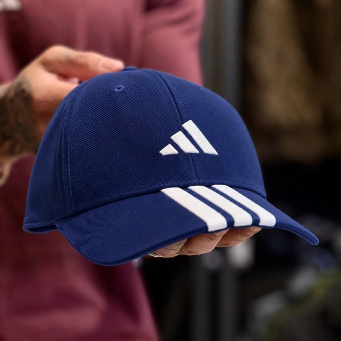 Boné Béisbol Jp0384 Três Listras Unisex Azul Adidas