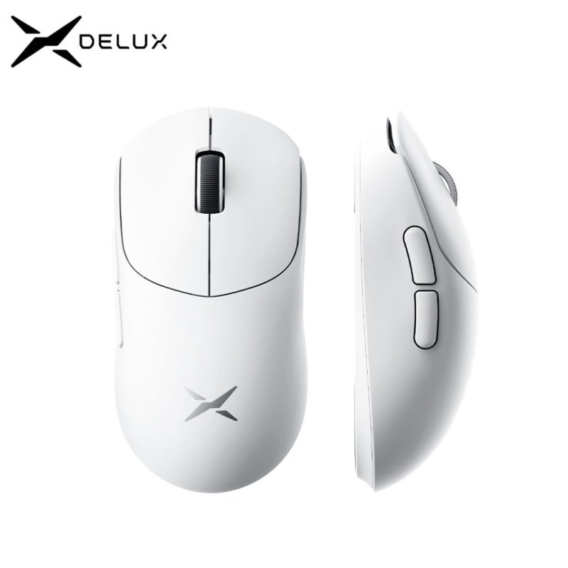 Mouse Gamer sem fio Delux M400, 1000Hz, PAW3311