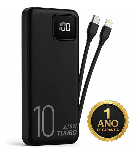 Carregador Portátil Power Bank Turbo