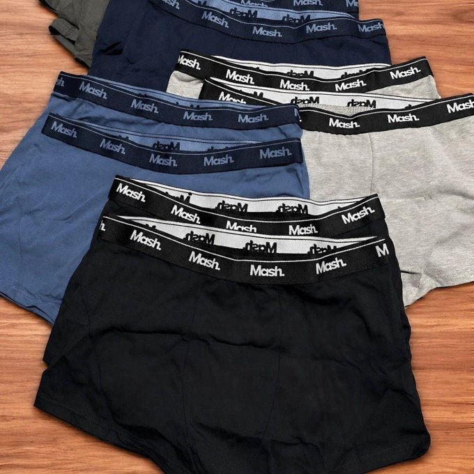 Kit Com 10 Cuecas Boxer Algodão Cotton Masculina Adulto Mash + Frete Grátis
