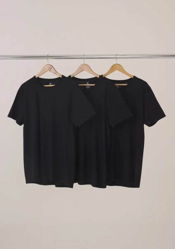 Kit Com 3 Camisetas Masculinas Básicas Slim Hering