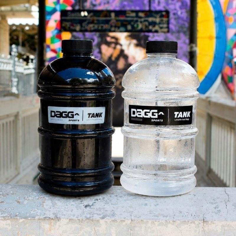 Kit Com 2 Garrafas Galão de Água Dagg Tank 2L