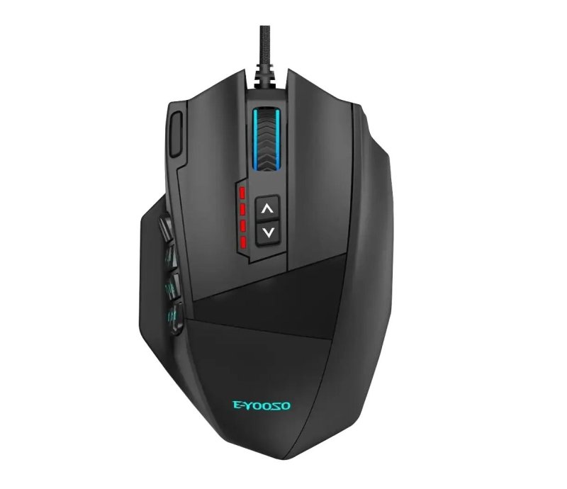 Mouse Gamer MMO E-YOOSO X-39Pro com 18 Botões Programáveis