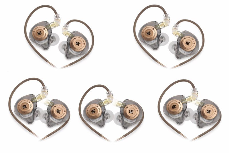 5x Fone Kz Edx Pro X, Hi-Fi Dynamic Drive Earphone HIFI